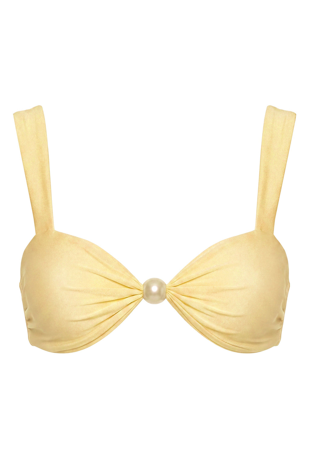 Chic Bikini Top in Lemon