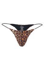 Chic Thong Bikini Bottoms in Leopard Print