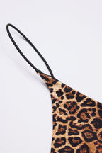Chic Thong Bikini Bottoms in Leopard Print