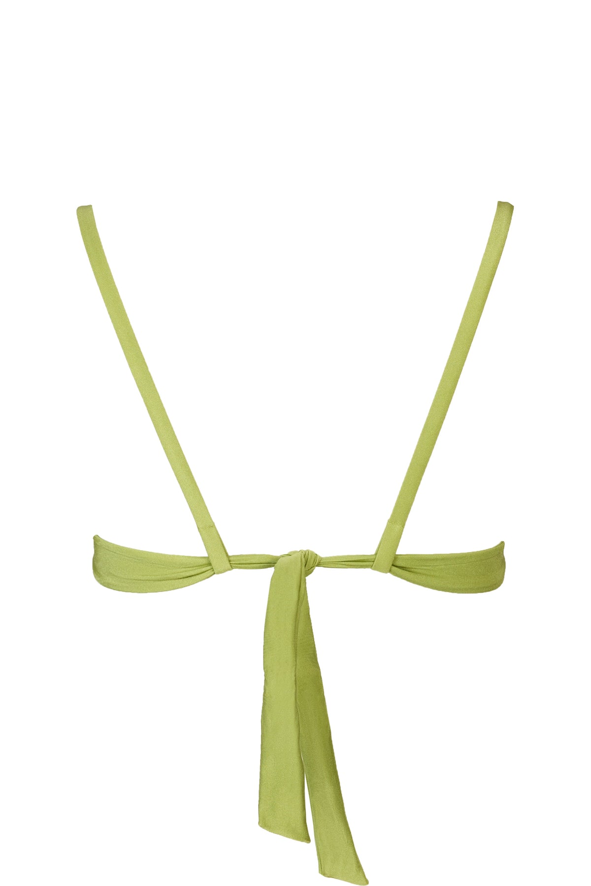 Chic Underwired Bikini Top in Olive