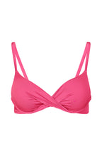 Chic Underwired Bikini Top in Raspberry