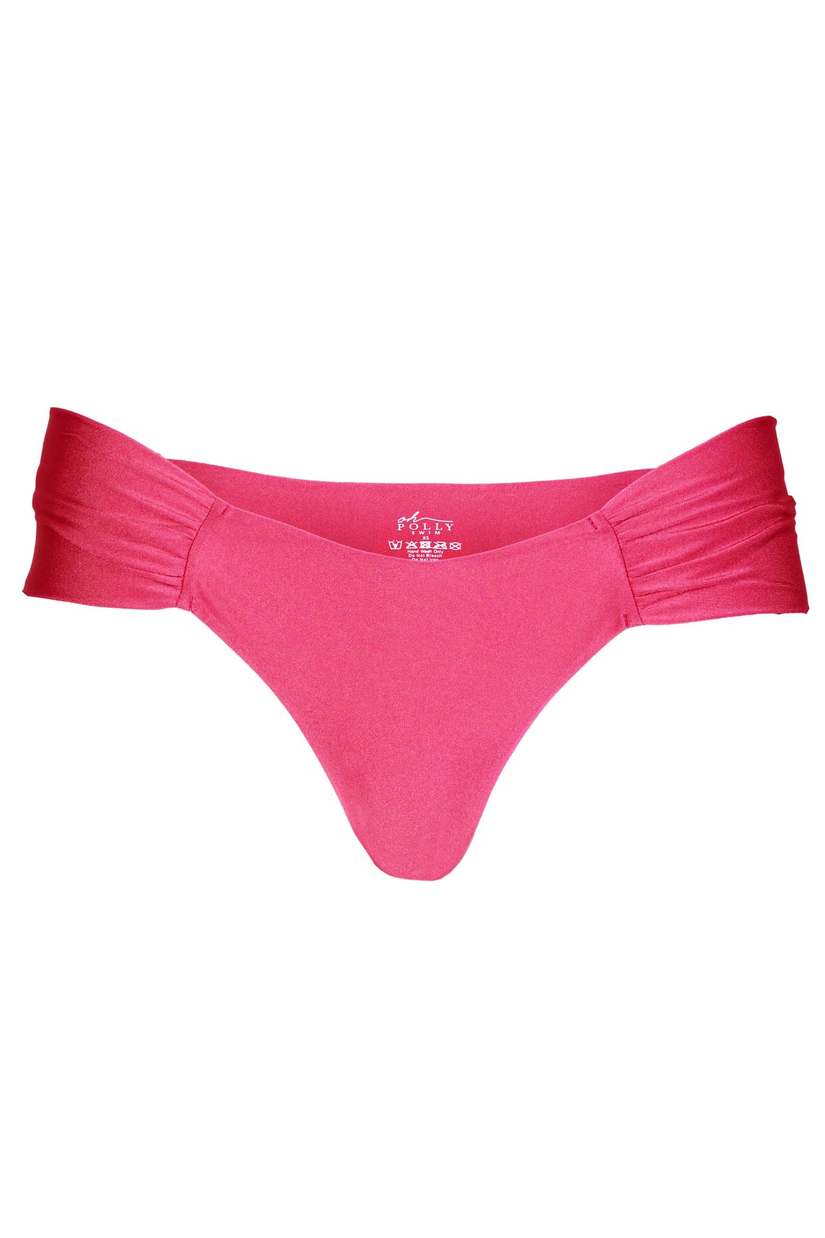 Chic Cheeky Bikini Bottoms in Raspberry