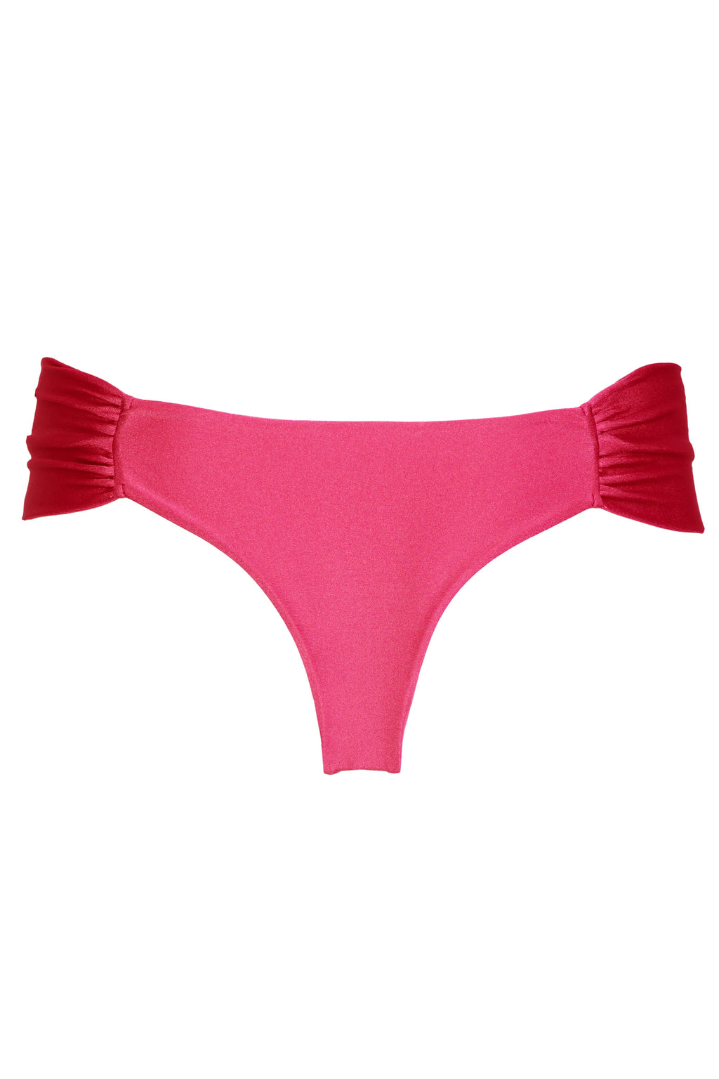 Chic Cheeky Bikini Bottoms in Raspberry