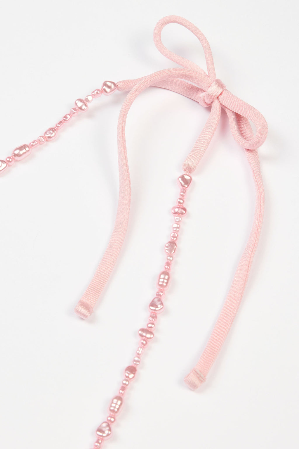 Chic Triangle Bikini Top in Baby Pink