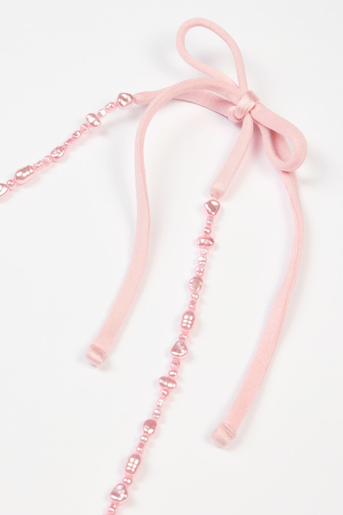 Chic Triangle Bikini Top in Baby Pink