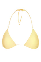 Chic Triangle Bikini Top in Lemon