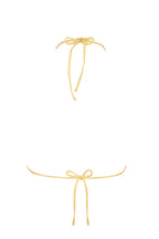 Chic Triangle Bikini Top in Lemon