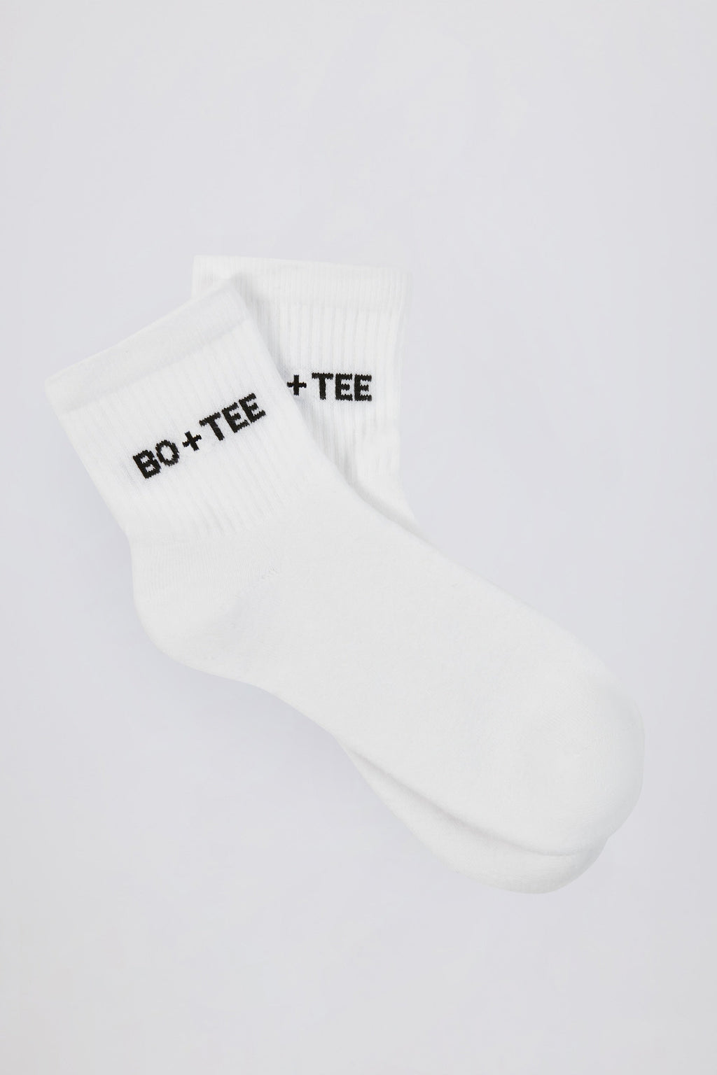Chic Ribbed Crew Sock Bundle in White