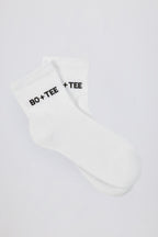 Chic Ribbed Crew Sock Bundle in White