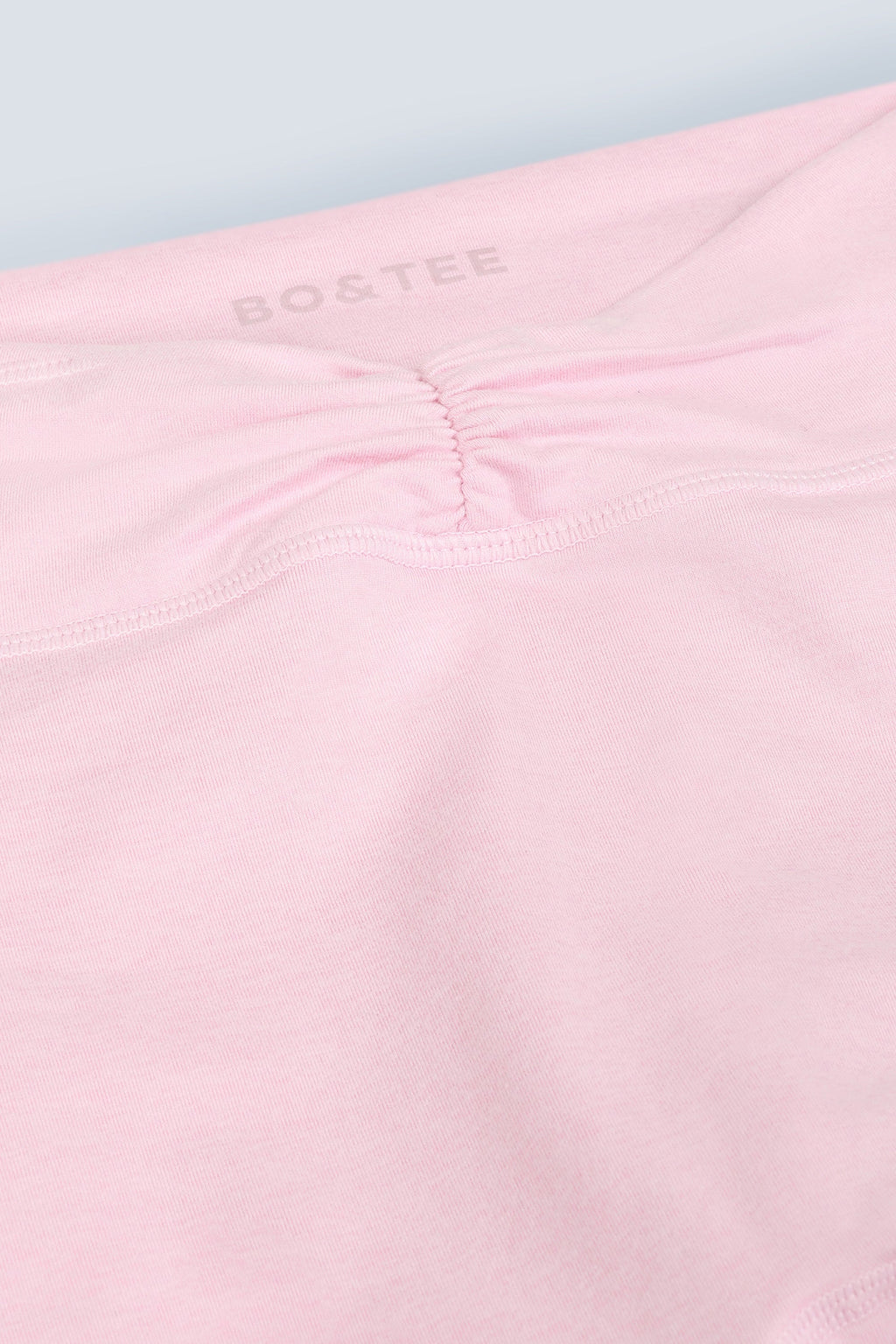 Chic Brushed Jersey Ruched Flared Trousers in Bloom