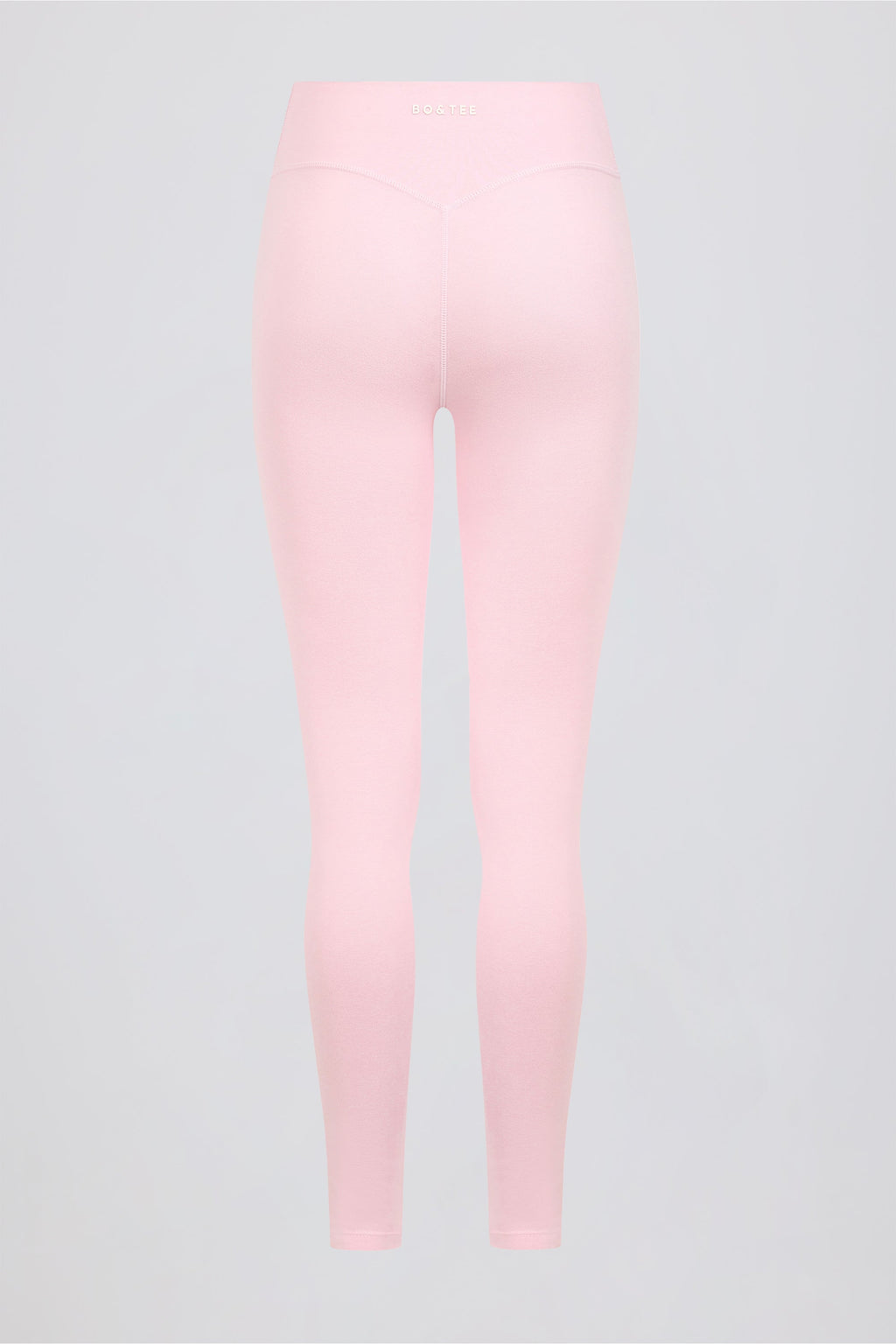 Chic Brushed Jersey Ruched Mid-Rise Leggings in Bloom