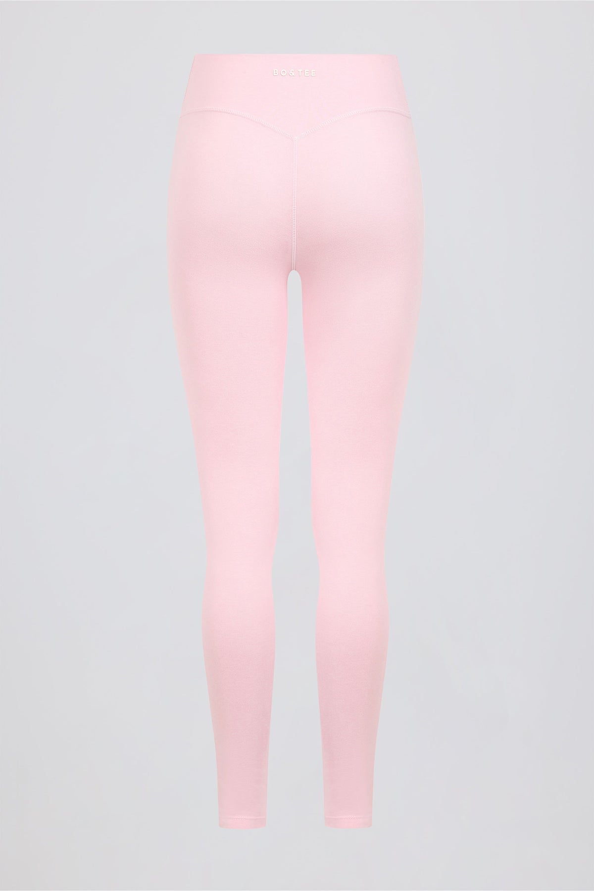 Chic Brushed Jersey Ruched Mid-Rise Leggings in Bloom