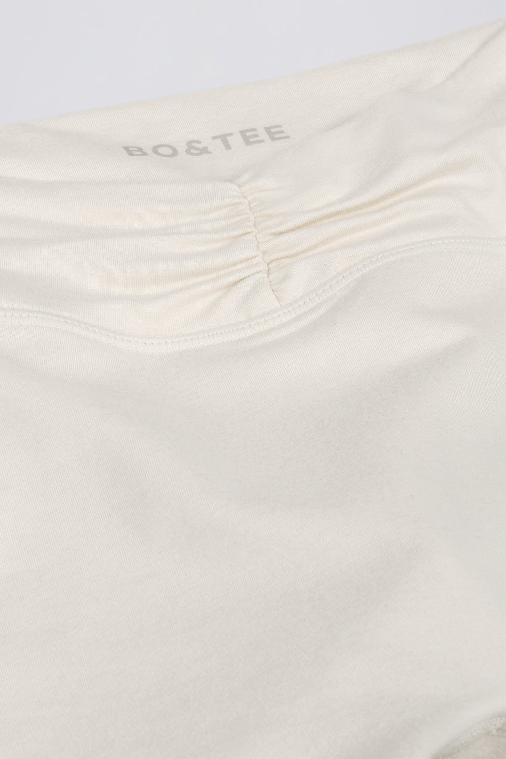Chic Ruched Mini Shorts in Vanilla
