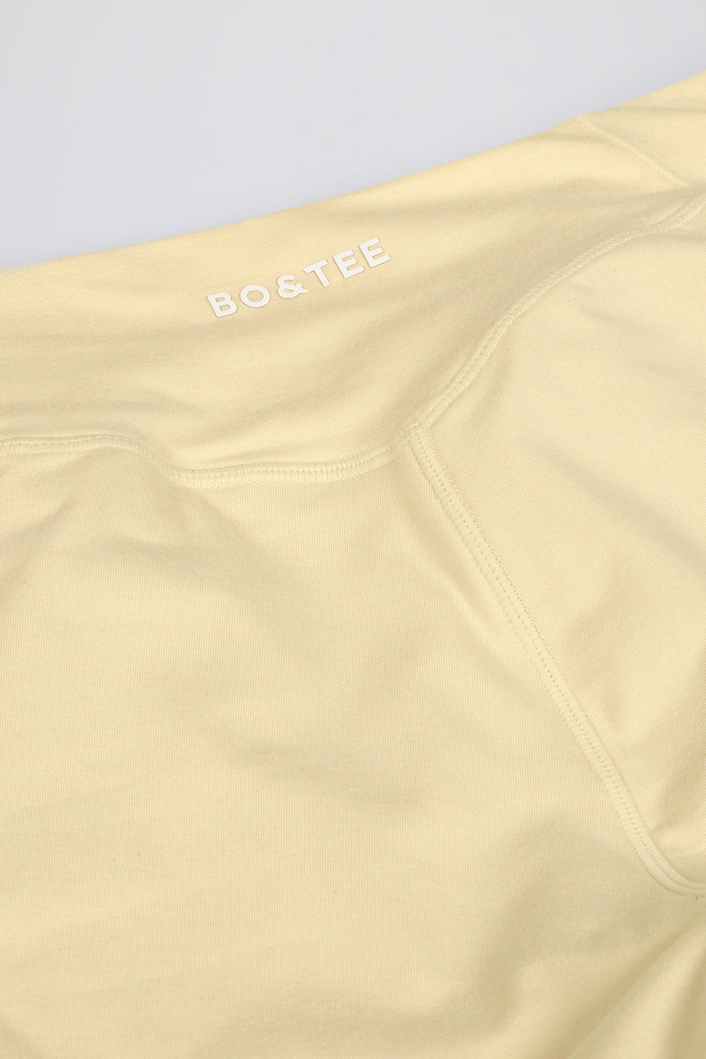 Chic Ruched Mini Shorts in Lemon Marl