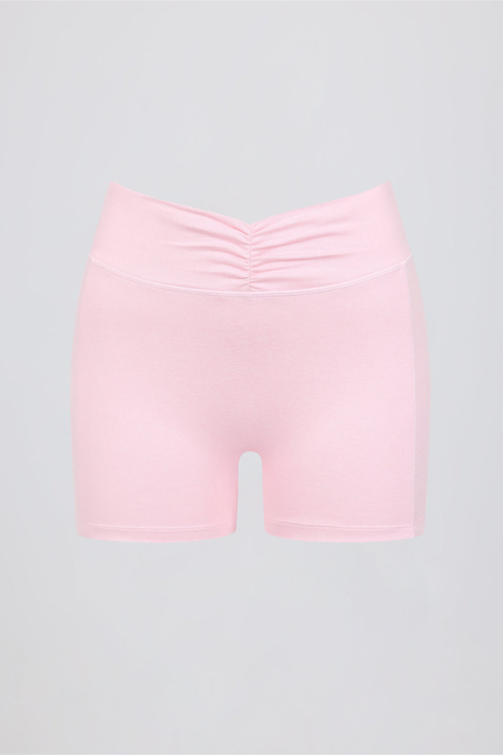 Chic Ruched Mini Shorts in Bloom