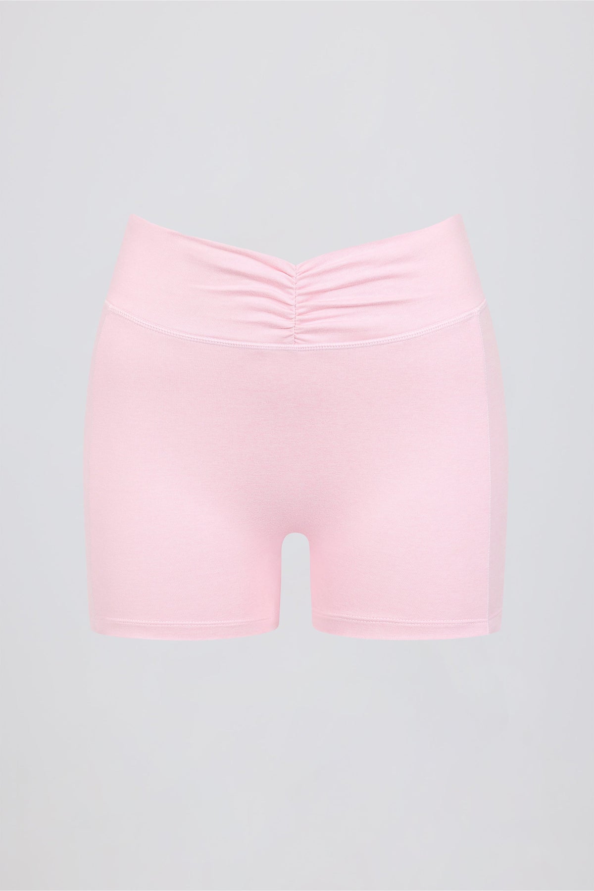 Chic Ruched Mini Shorts in Bloom