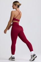 Chic Super Sculpt Seamless Leggings in Cherry