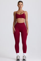 Chic Super Sculpt Seamless Leggings in Cherry