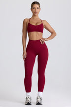 Chic Super Sculpt Seamless Leggings in Cherry