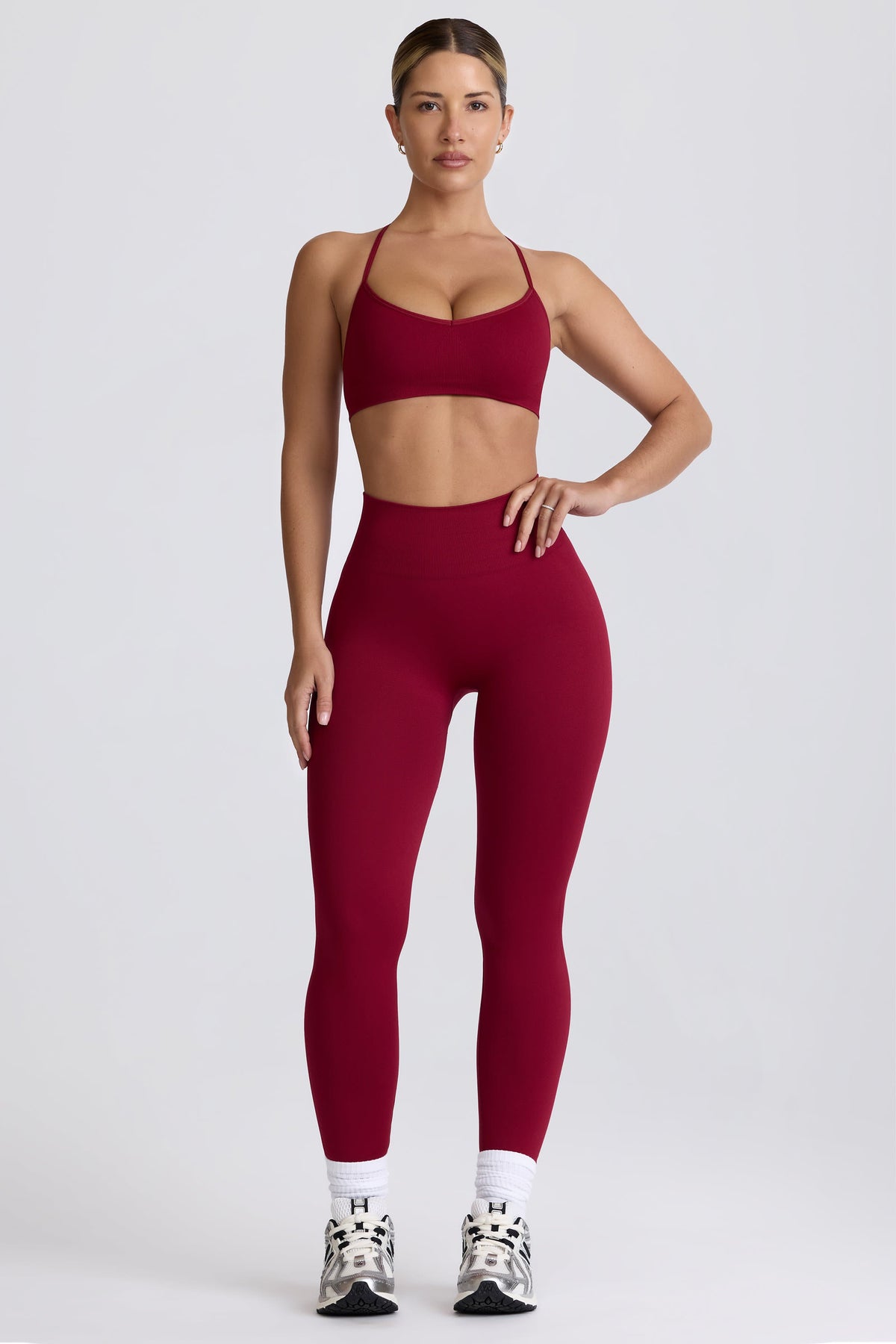 Chic Super Sculpt Seamless Leggings in Cherry