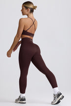 Chic Super Sculpt Seamless Leggings in Chocolate