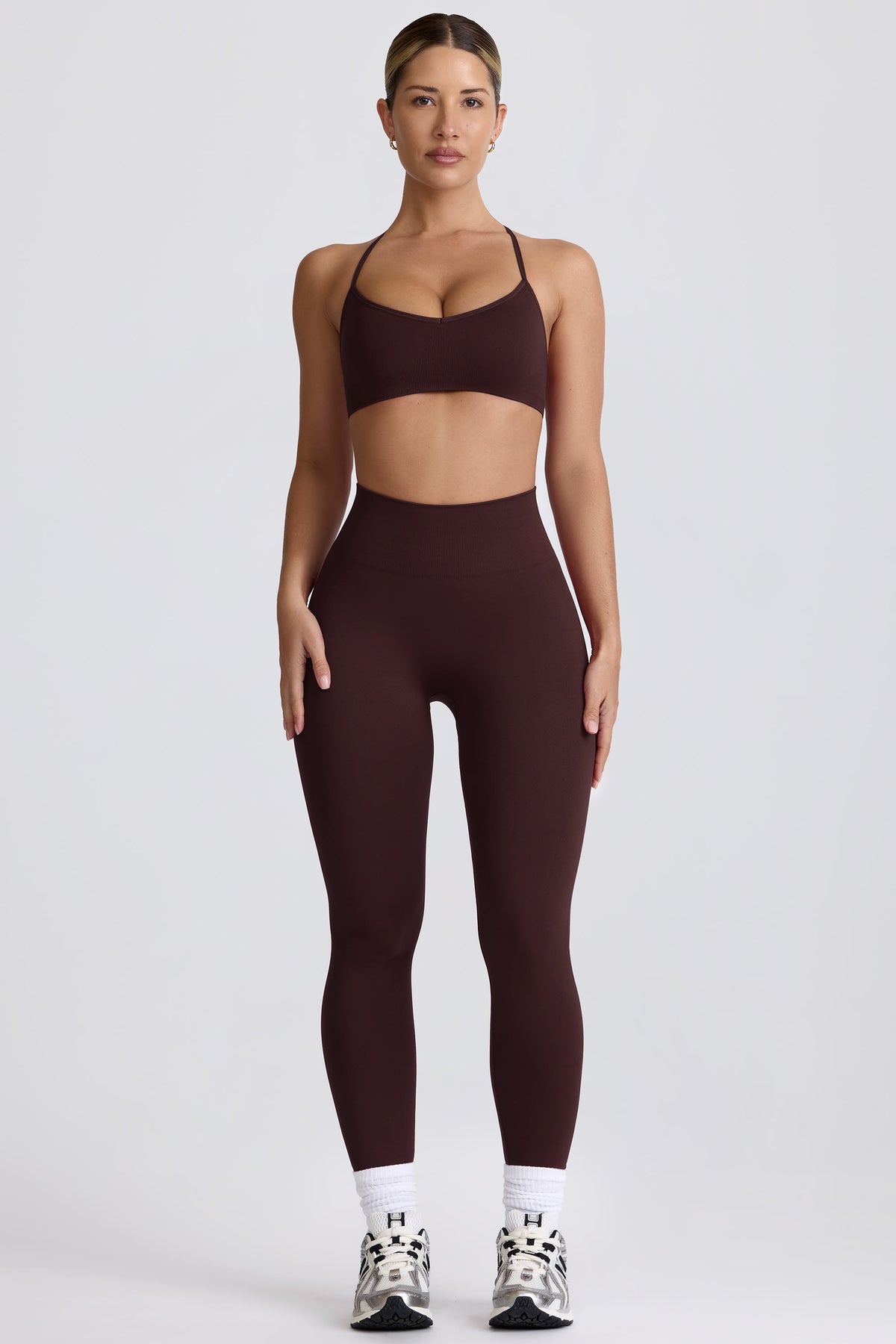 Chic Super Sculpt Seamless Leggings in Chocolate