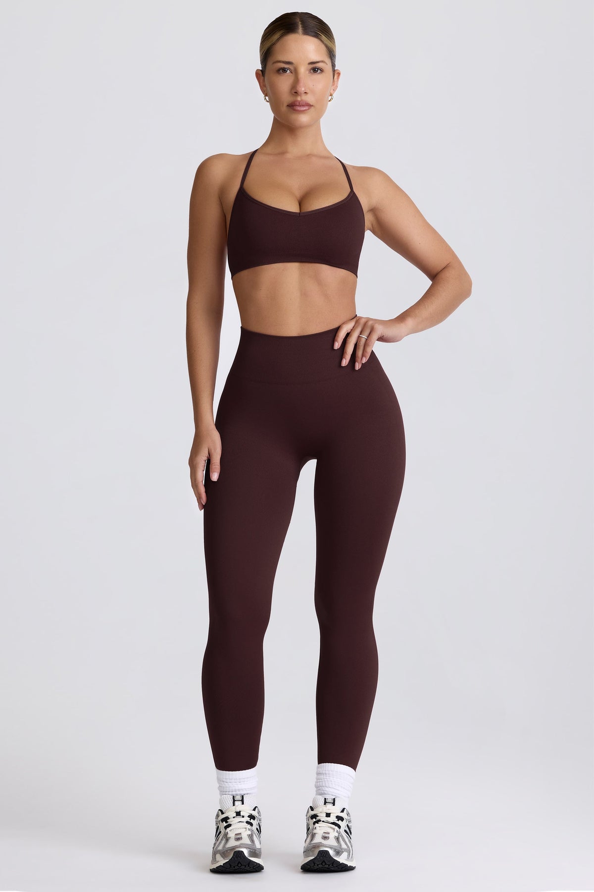 Chic Super Sculpt Seamless Leggings in Chocolate