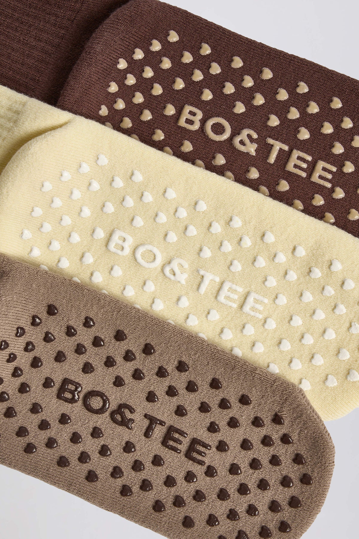 Chic Pilates Sock Bundle in Mocha Multi