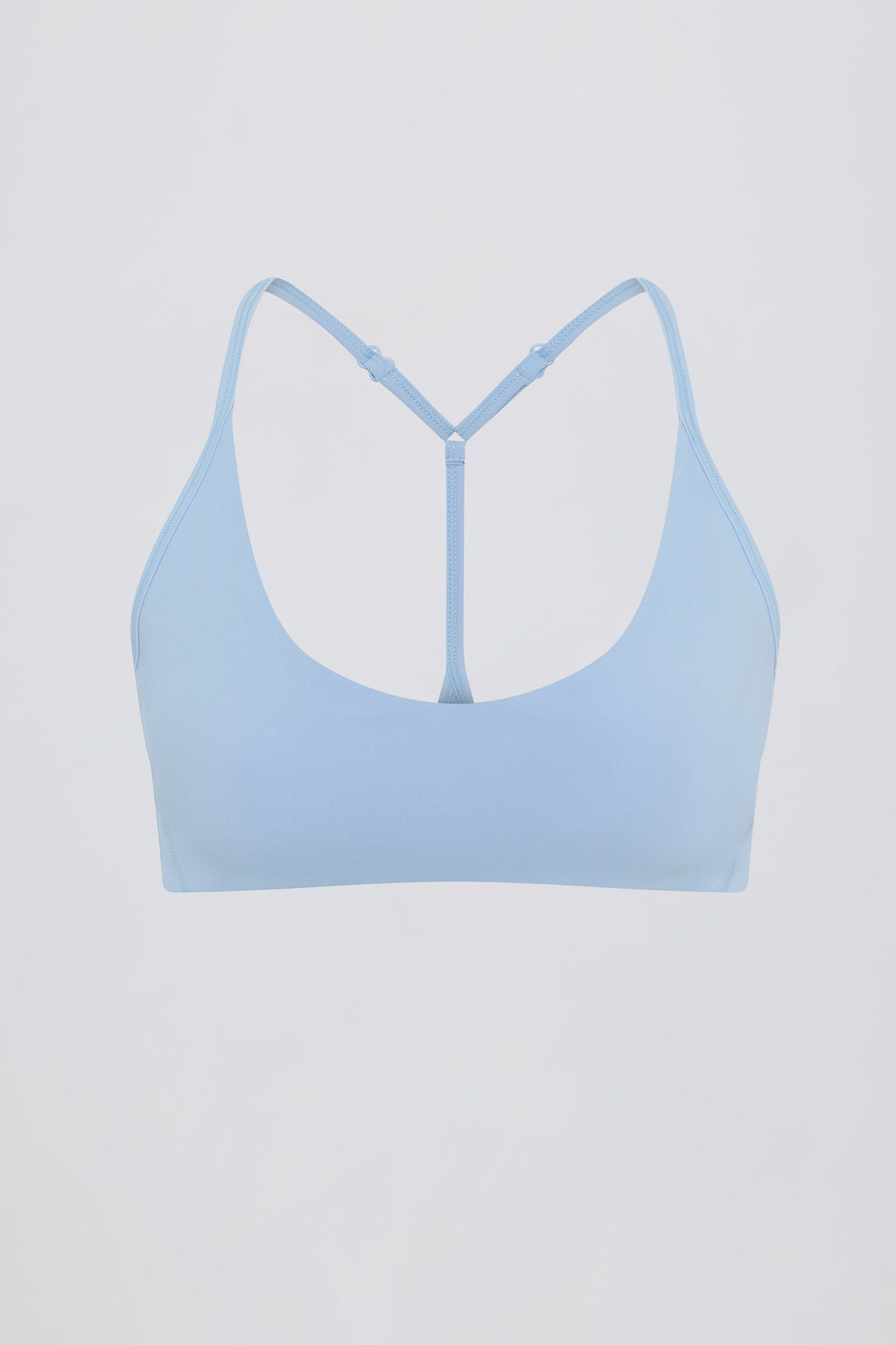 Chic Soft Active Racerback Sports Bra in Sky