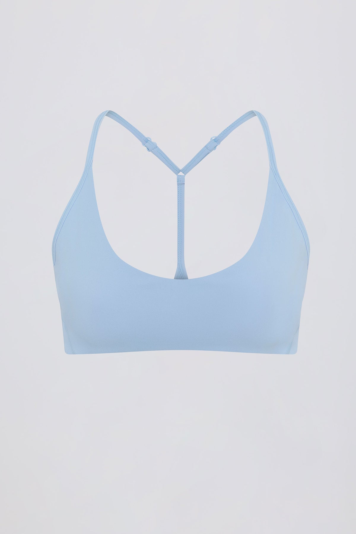 Chic Soft Active Racerback Sports Bra in Sky
