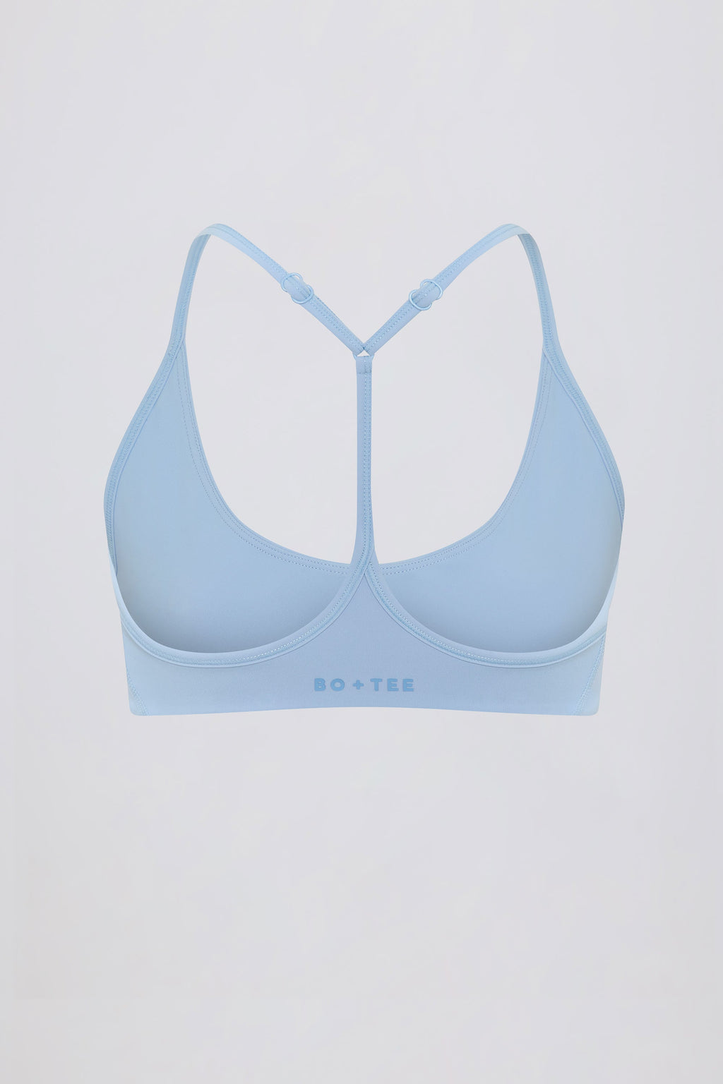 Chic Soft Active Racerback Sports Bra in Sky