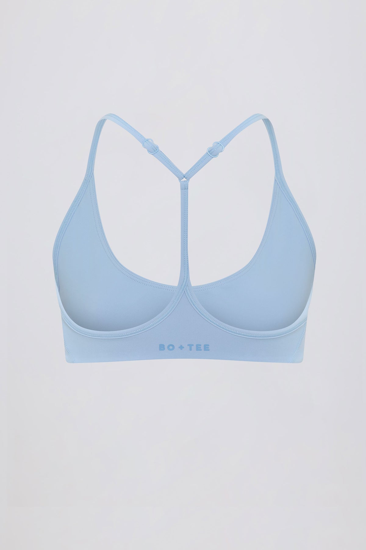 Chic Soft Active Racerback Sports Bra in Sky