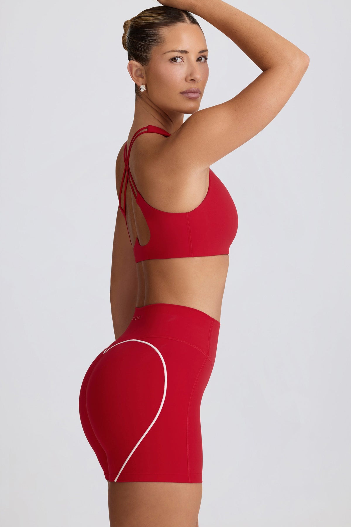 Chic Soft Active Low-Impact Sports Bra in Hot Red