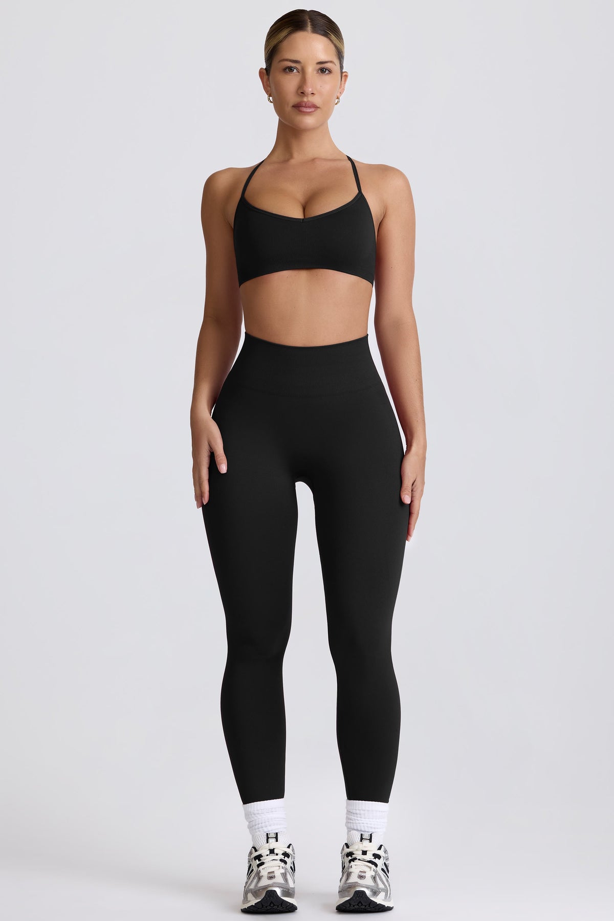 Chic Super Sculpt Seamless Leggings in Black