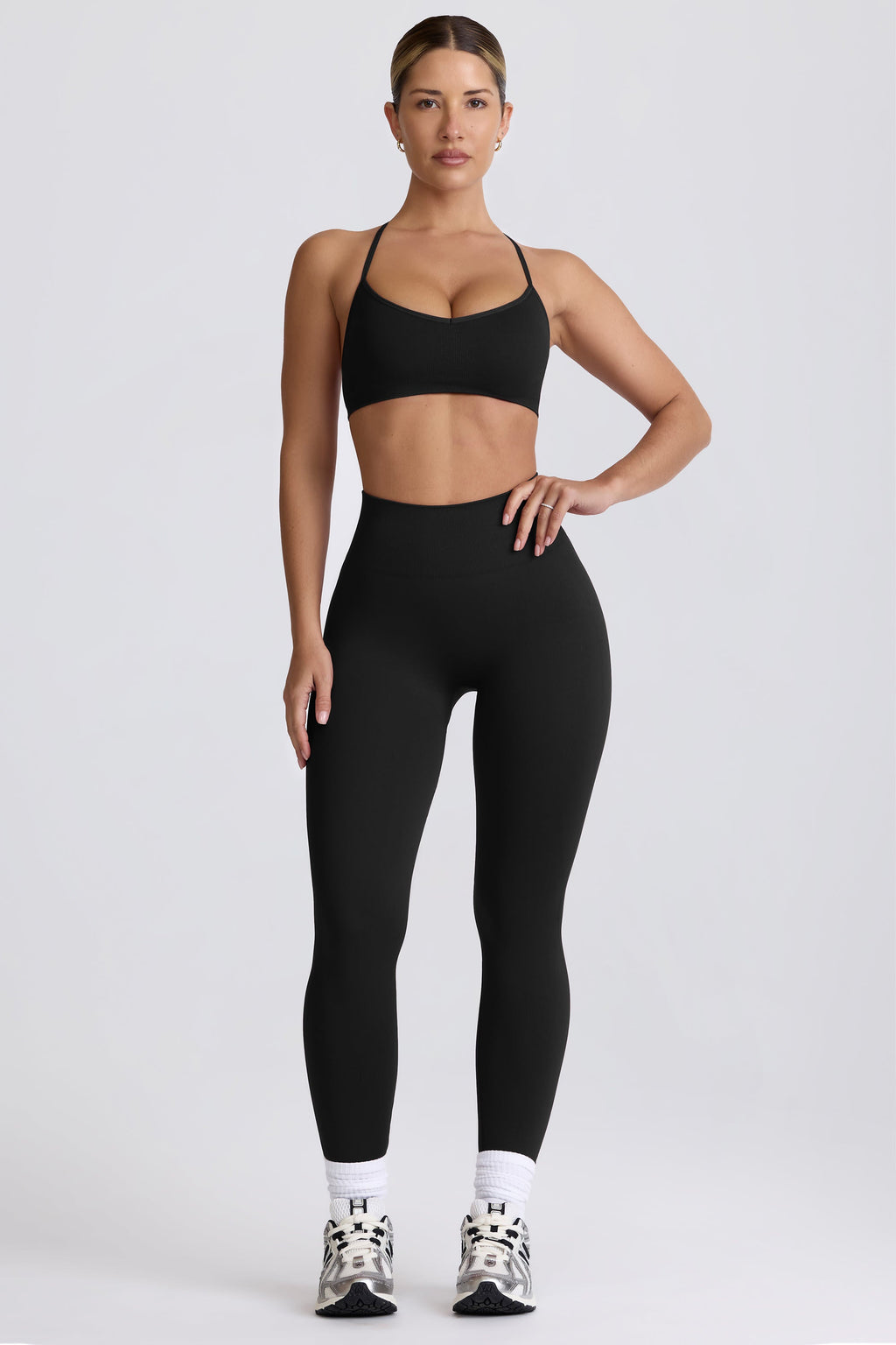 Chic Super Sculpt Seamless Leggings in Black