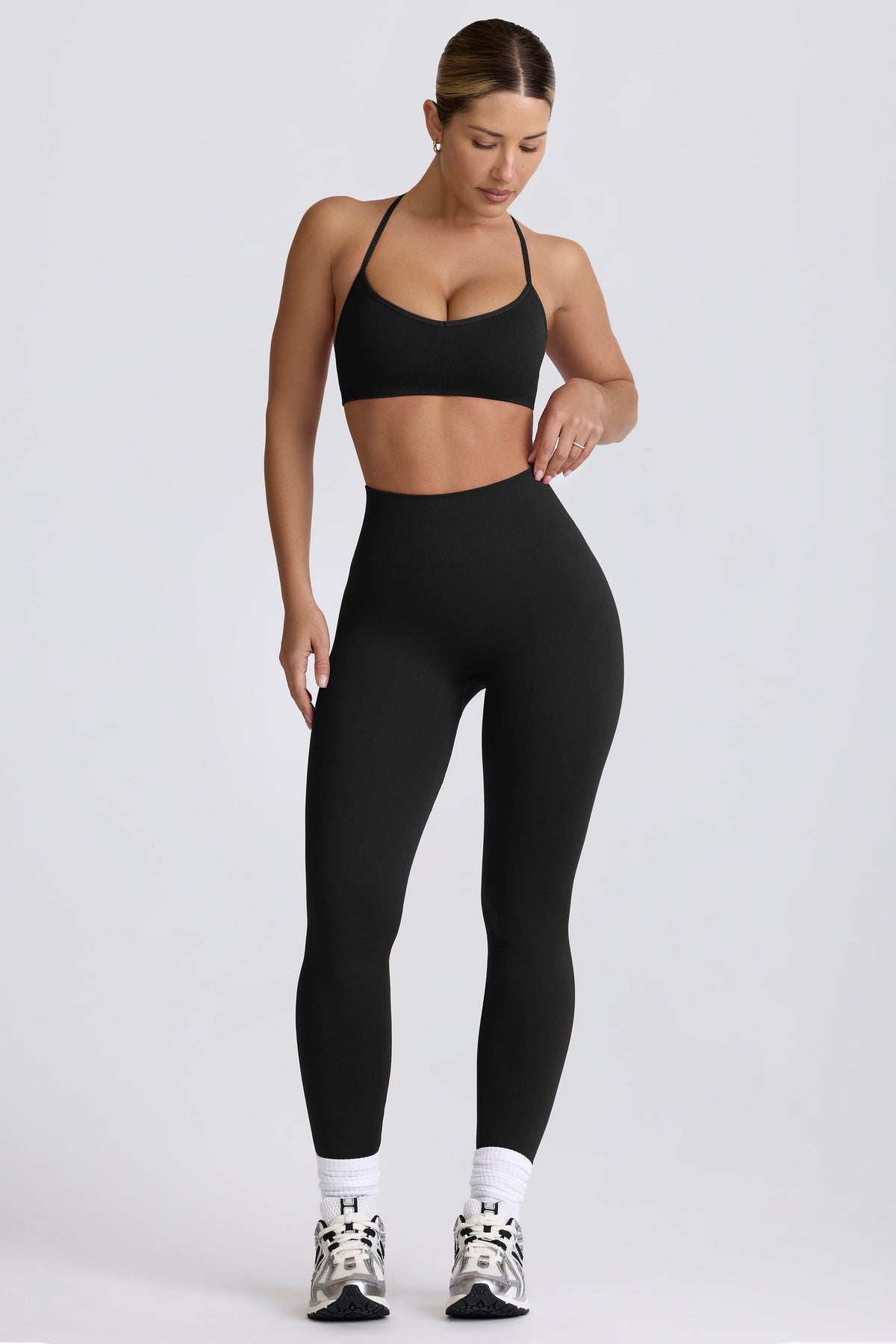 Chic Super Sculpt Seamless Leggings in Black