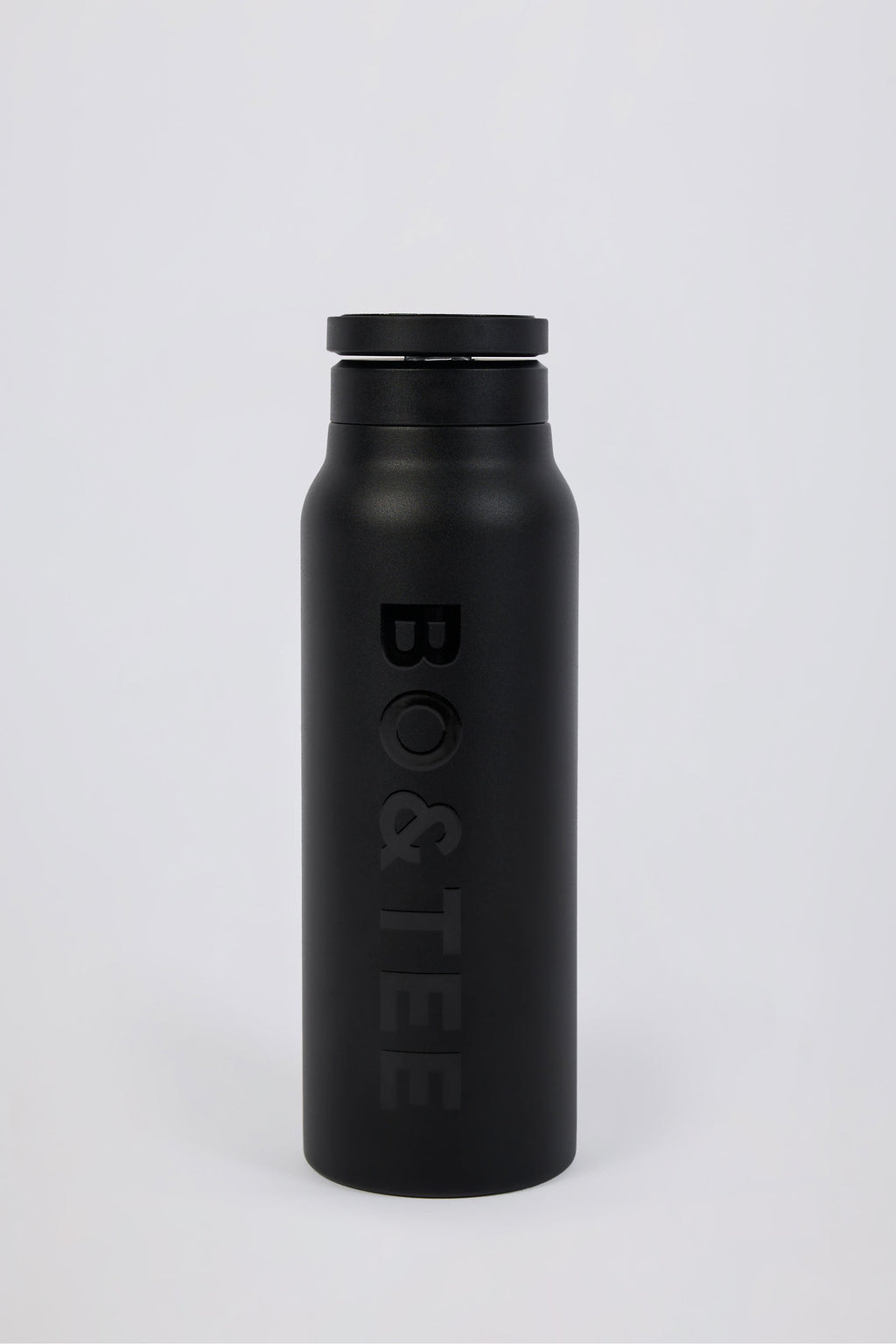 Chic Magnetic Thermos-Insulated Stainless Steel Water Bottle in Black
