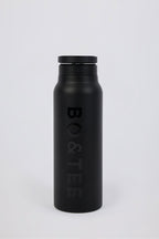Chic Magnetic Thermos-Insulated Stainless Steel Water Bottle in Black