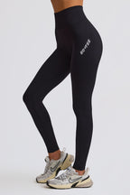 Chic Super Sculpt Seamless High-Waist Leggings in Black
