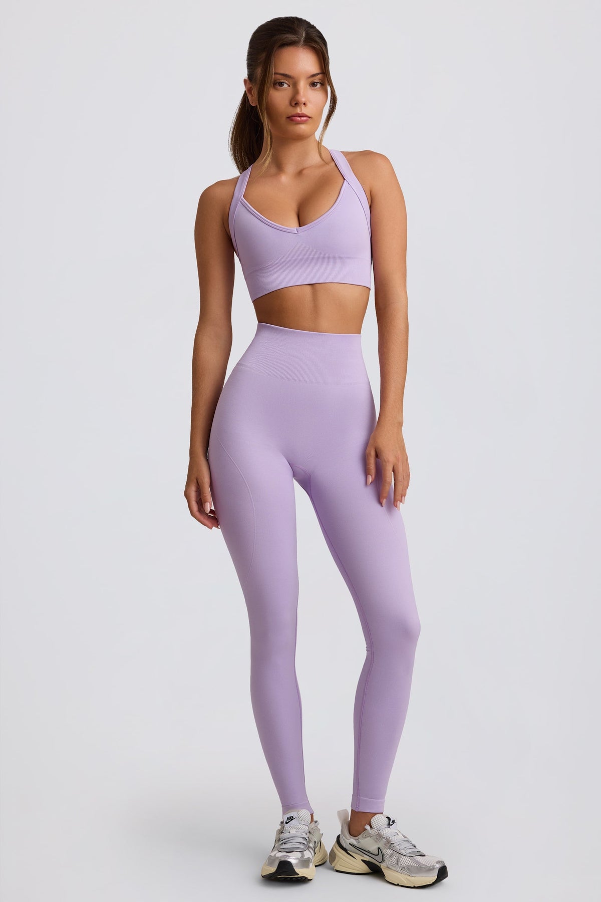 Chic Super Sculpt Seamless High-Waist Leggings in Lavender