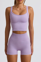 Chic Super Sculpt Seamless Longline Camisole Top in Lavender