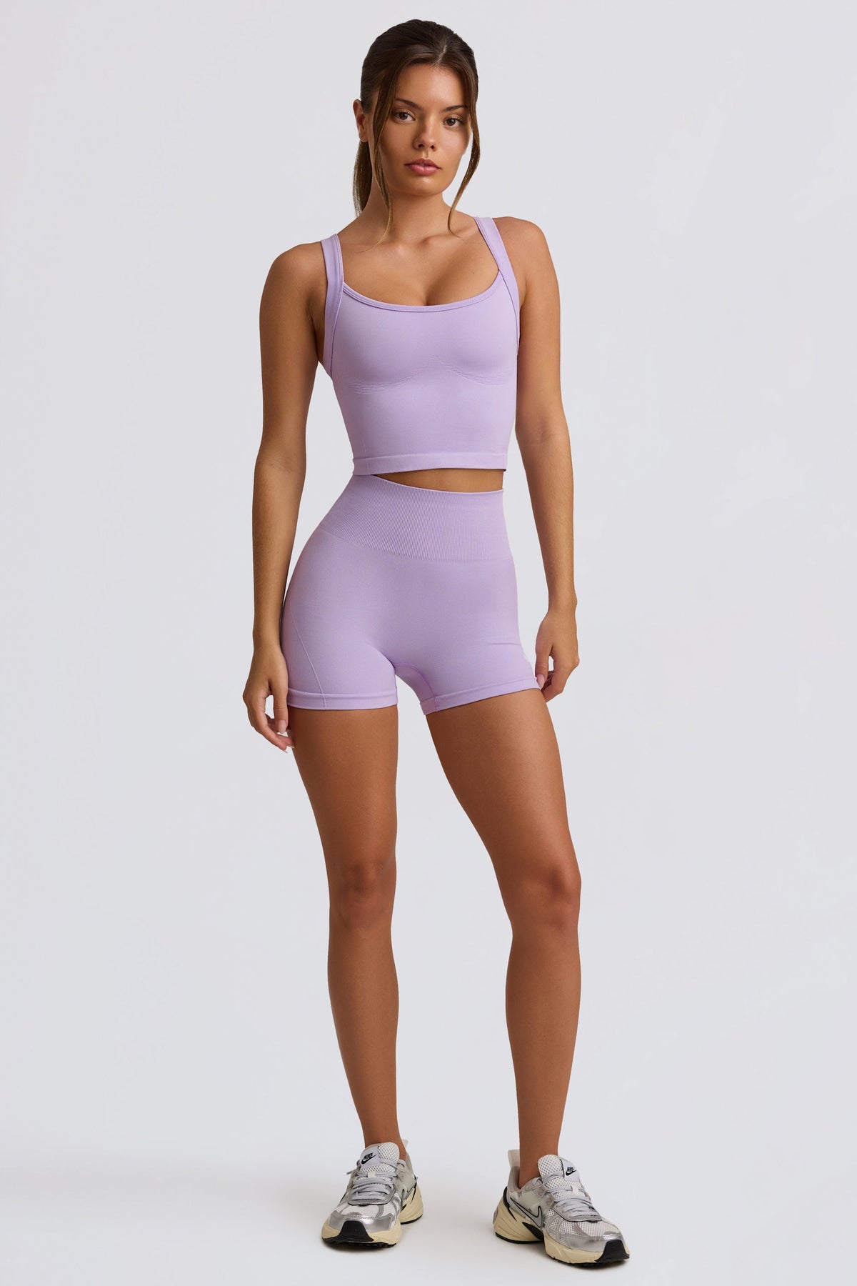 Chic Super Sculpt Seamless Longline Camisole Top in Lavender