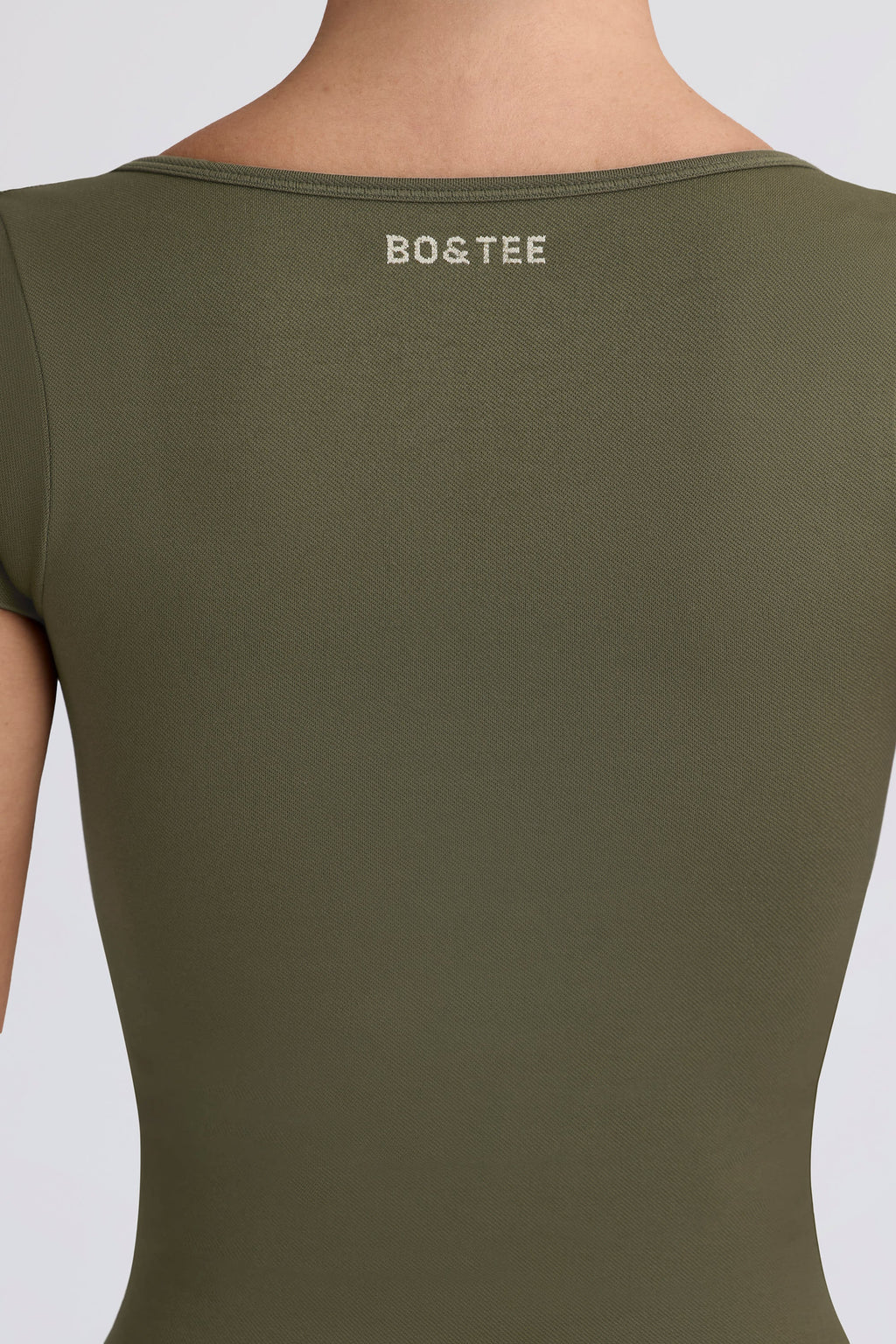 Chic Super Sculpt Seamless T-Shirt in Light Green