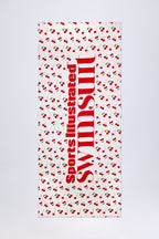 Chic Logo Beach Towel in Cherry Print