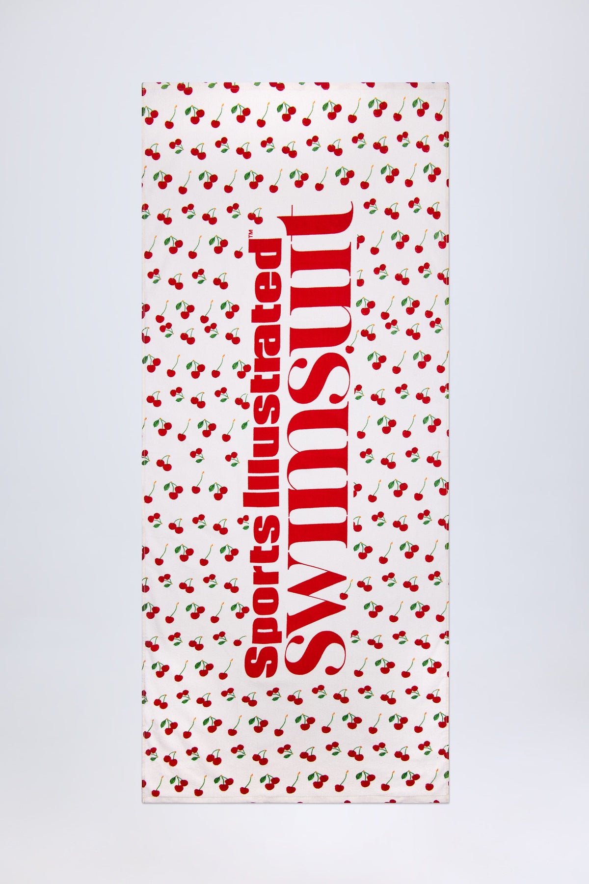 Chic Logo Beach Towel in Cherry Print