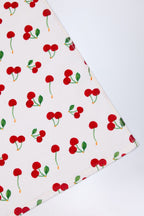 Chic Logo Beach Towel in Cherry Print