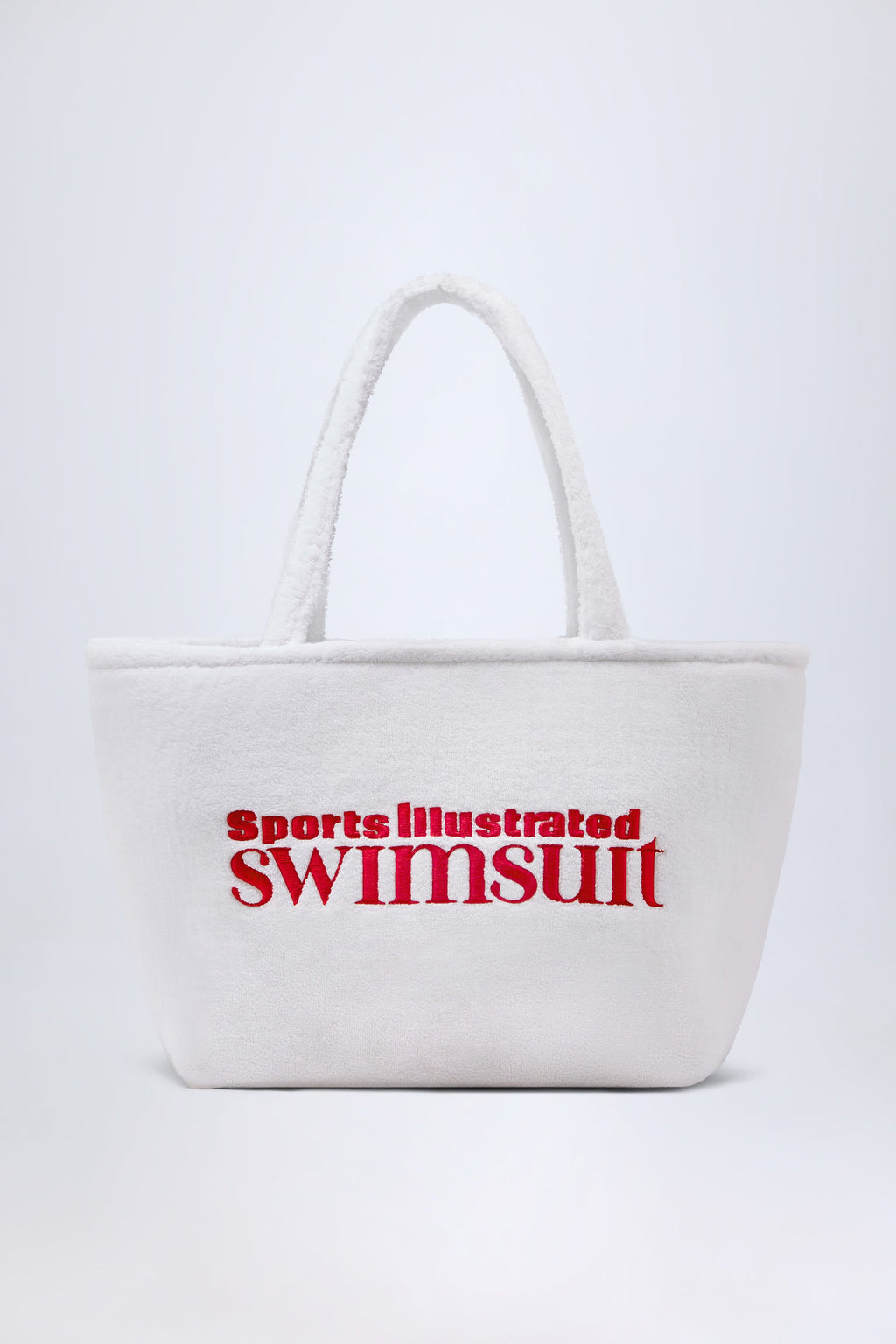 Chic Towelling Tote Bag in White
