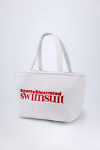Chic Towelling Tote Bag in White
