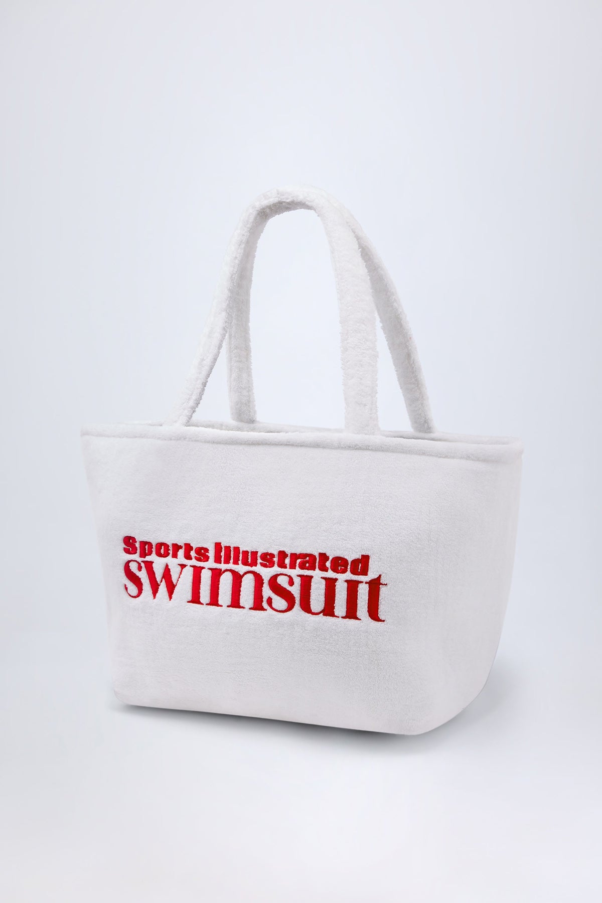 Chic Towelling Tote Bag in White