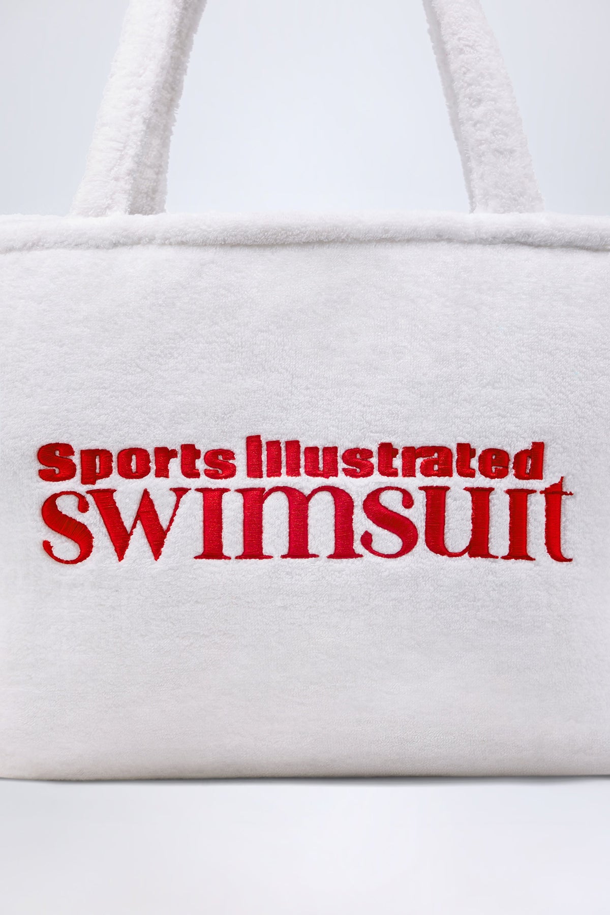 Chic Towelling Tote Bag in White